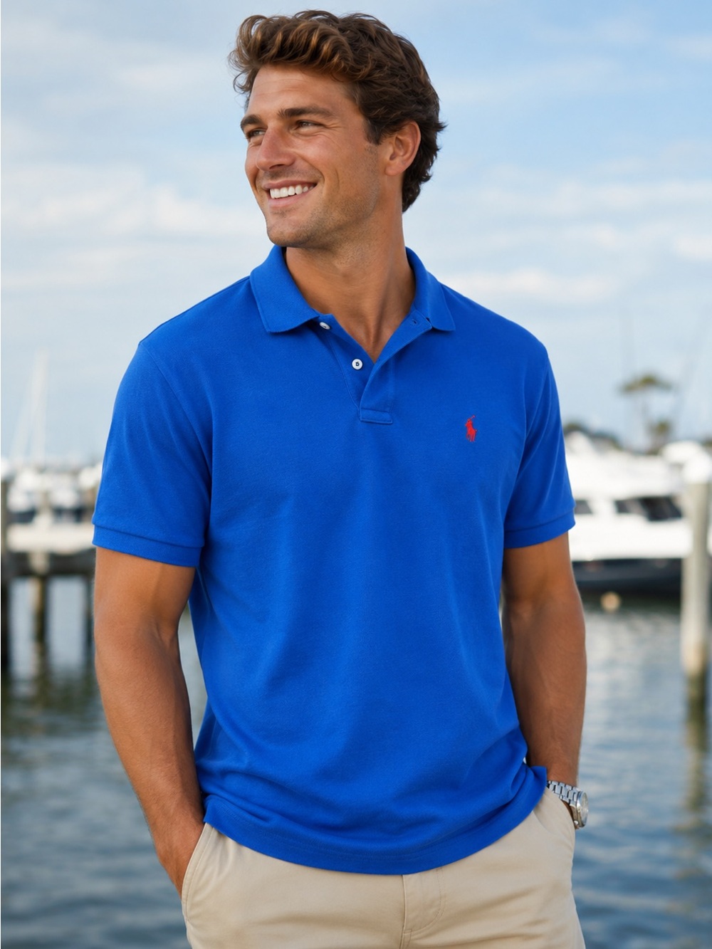 Ralph Lauren Royal Blue Polo Size M